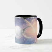 Mug Univers Triple Lune Dieu Céleste Pierre de Lune (Devant droit)