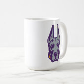 Mug Université d'Albany Chef de la mascotte Great Dane (Devant droit)