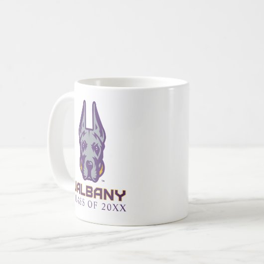 Mug Université d'Albany Great Danes (Devant gauche)