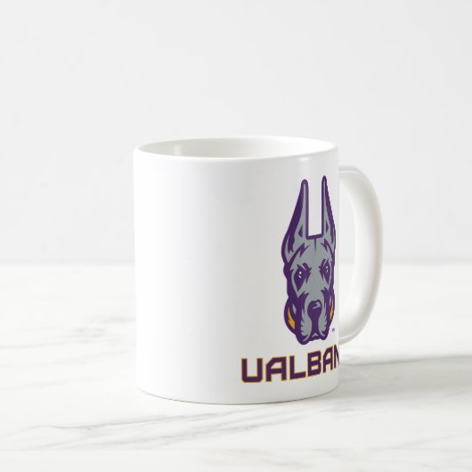Mug Université d'Albany Great Danes (Devant droit)