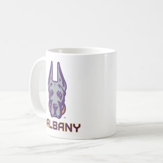 Mug Université d'Albany Great Danes (Devant gauche)