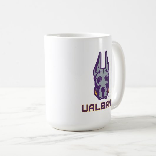 Mug Université d'Albany Great Danes (Devant droit)