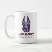 Mug Université d'Albany Great Danes (Gauche)