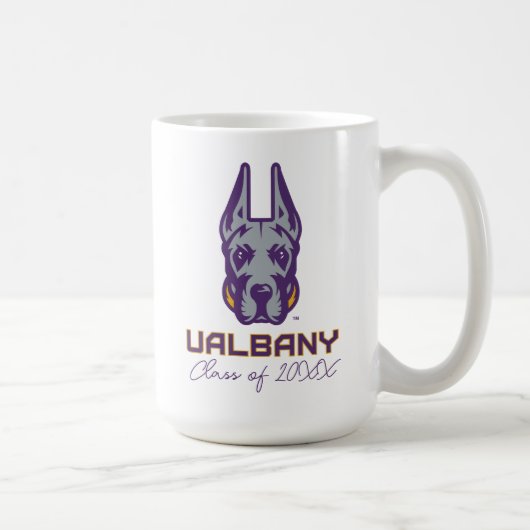 Mug Université d'Albany Great Danes (Droite)