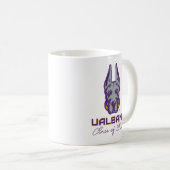 Mug Université d'Albany Great Danes (Devant droit)