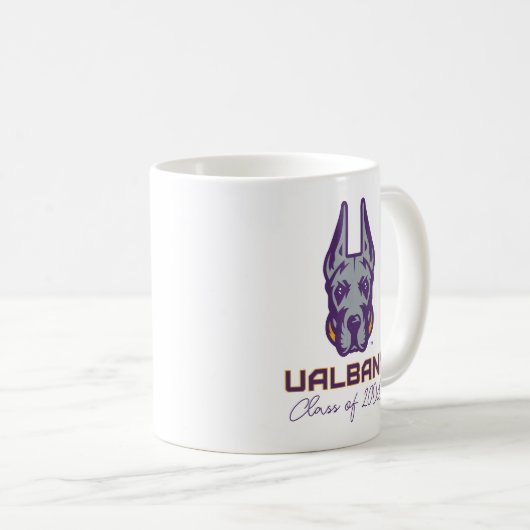Mug Université d'Albany Great Danes (Devant droit)