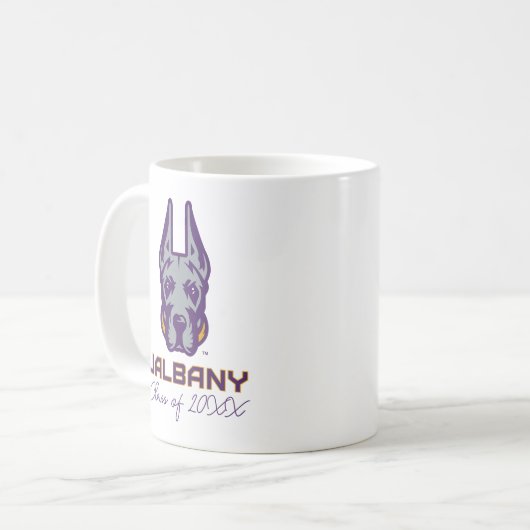 Mug Université d'Albany Great Danes (Devant gauche)