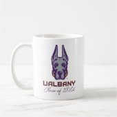 Mug Université d'Albany Great Danes (Gauche)