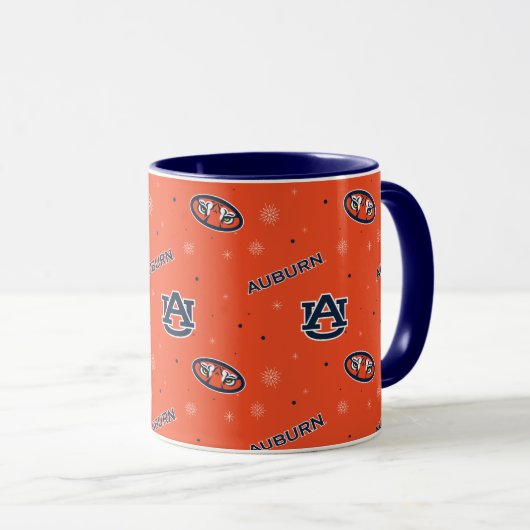 Mug Université d'Auburn | Motif de vacances (Devant droit)