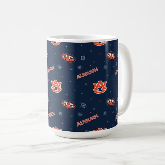 Mug Université d'Auburn | Motif de vacances (Devant droit)