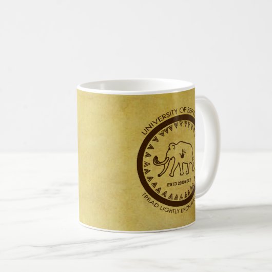 Mug Université de Beringia Mammoth (Devant droit)