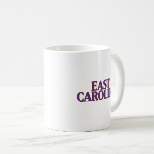 Mug Université de Caroline de l'Est | Caroline de l'Es (Devant droit)