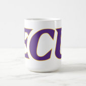 Mug Université de Caroline de l'Est | Logo de l'écu (Centre)