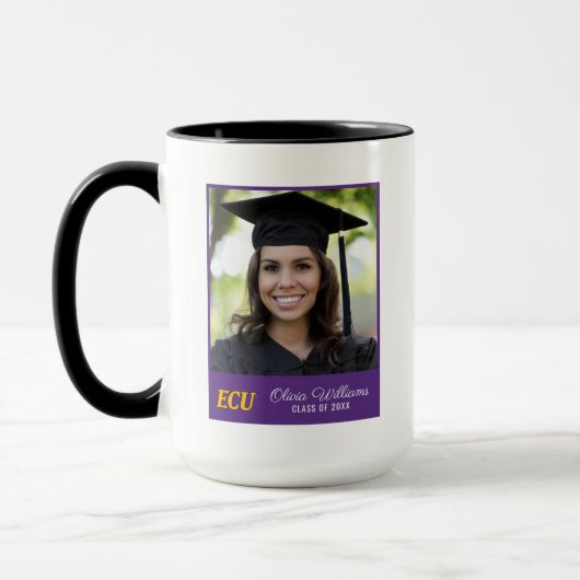 Mug Université de Caroline de l'Est | Logo de l'écu (Gauche)