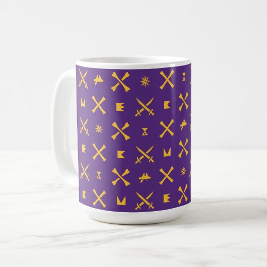 Mug Université de Caroline de l'Est | Pirates Gold Mot (Devant gauche)