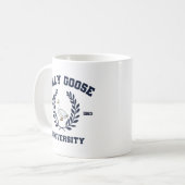 Mug Université de l'oie idiote (Devant gauche)