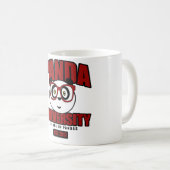 Mug Université de panda - rouge (Devant droit)