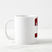 Mug Université de panda - rouge (Gauche)