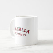 Mug Université de Valhalla Ring Cycle School rouge (Devant gauche)