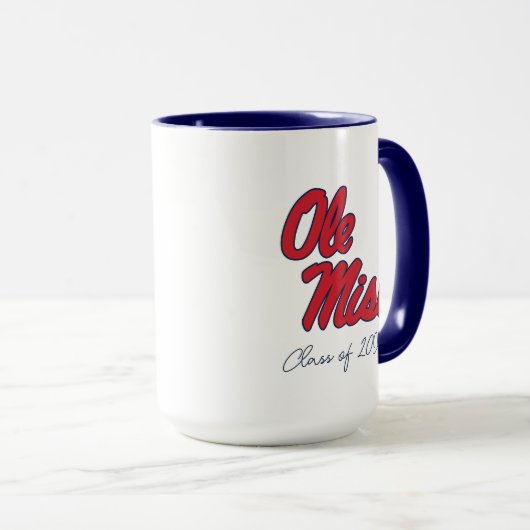 Mug Université du Mississippi | Ole Miss Script (Devant droit)