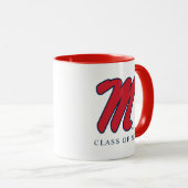 Mug Université du Mississippi | Script M (Devant droit)