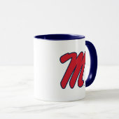 Mug Université du Mississippi | Script M (Devant droit)