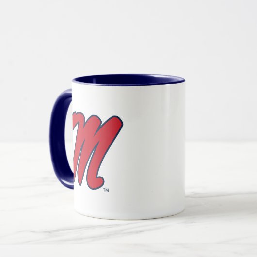 Mug Université du Mississippi | Script M (Devant gauche)