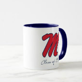 Mug Université du Mississippi | Script M (Devant droit)
