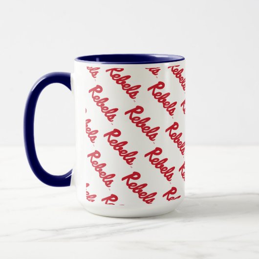 Mug Université du Mississippi | Script Rebels (Gauche)
