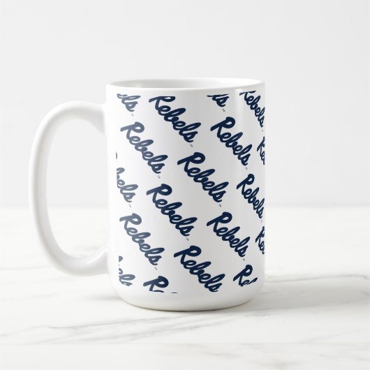 Mug Université du Mississippi | Script Rebels (Gauche)