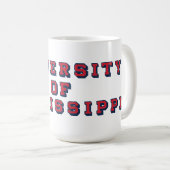 Mug Université du Mississippi | Type de bloc (Devant droit)
