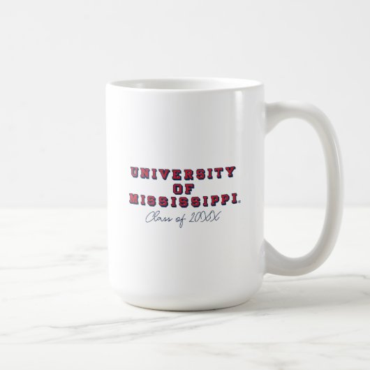 Mug Université du Mississippi | Type de bloc (Droite)