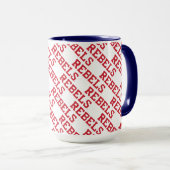 Mug Université du Mississippi | Wordmark Rebels (Devant droit)