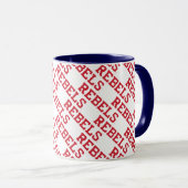 Mug Université du Mississippi | Wordmark Rebels (Devant droit)