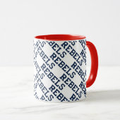 Mug Université du Mississippi | Wordmark Rebels (Devant droit)