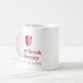 Mug Université Stony Brook | Mot-symbole (Devant gauche)