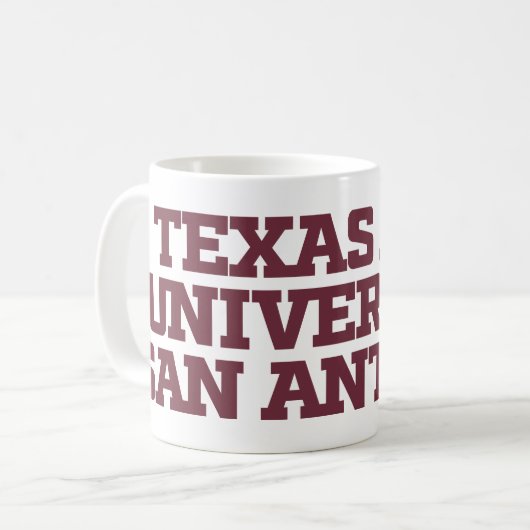 Mug Université Texas A&M de San Antonio (Devant gauche)