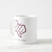 Mug Université Texas A&M de San Antonio | Logo d'état (Devant gauche)