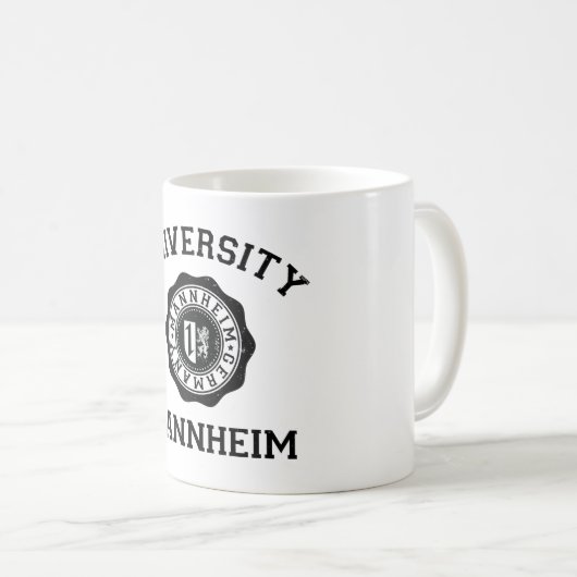 Mug Université Universität Mannheim / Mannheim (Devant droit)