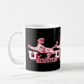 Mug Université vintage de Houston Mascot Cougar -clean
