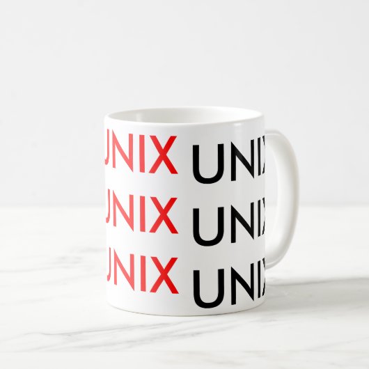 Mug unix unix unix (Devant droit)