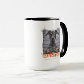 Mug Unlawful Barking: The Doberman's Stern Warning (Devant droit)