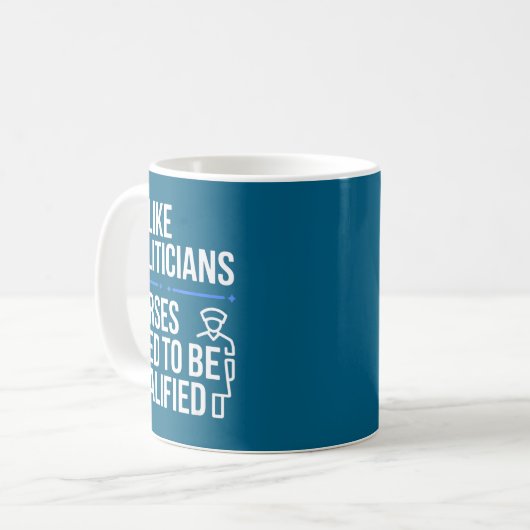 Mug Unlike Liticians Nurses Need To Be Qualified Sarca (Devant gauche)