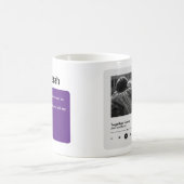 Mug Unwrap Love : Cadeau de couple inspiré par Spotify (Centre)
