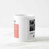Mug Unwrap Love : Cadeau de couple inspiré par Spotify (Centre)