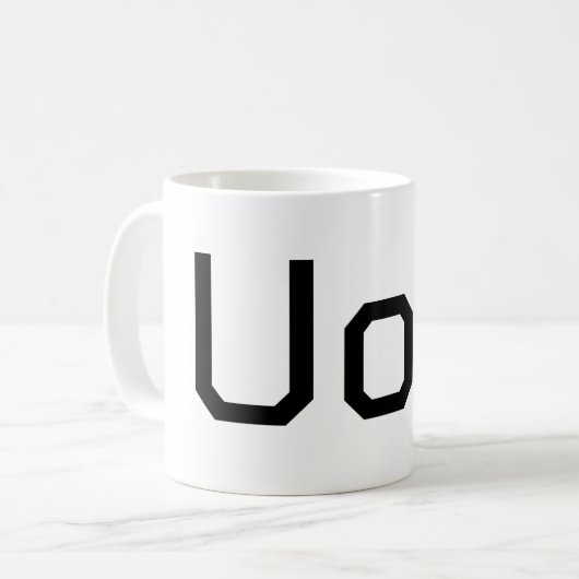 Mug UoC (Devant gauche)