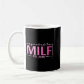 Mug Upgraded To Milf Est 2025 Funny Birthday New Hot M (Gauche)