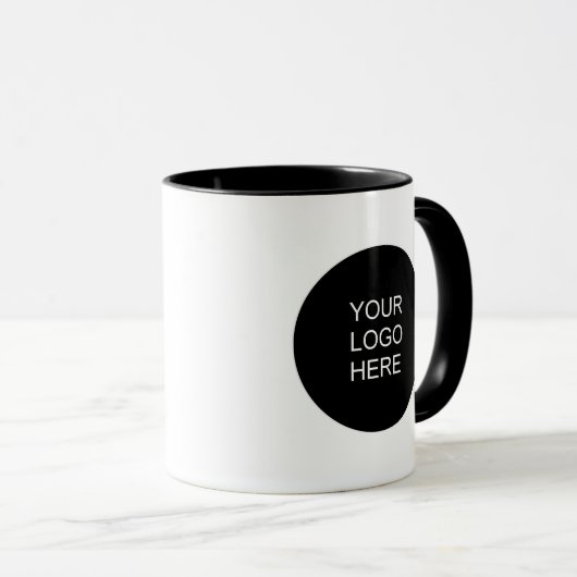 Mug Upload Your Business Logo Modern Template Combo (Devant droit)
