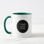 Mug Upload Your Own Business Logo Modern Template (Gauche)