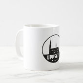 Mug Uppsala Suède City Skyline Cityscape Funny Cadeau (Devant gauche)